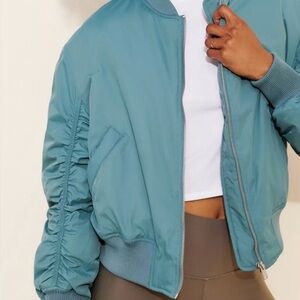 BDG Blue Bomber Jacket